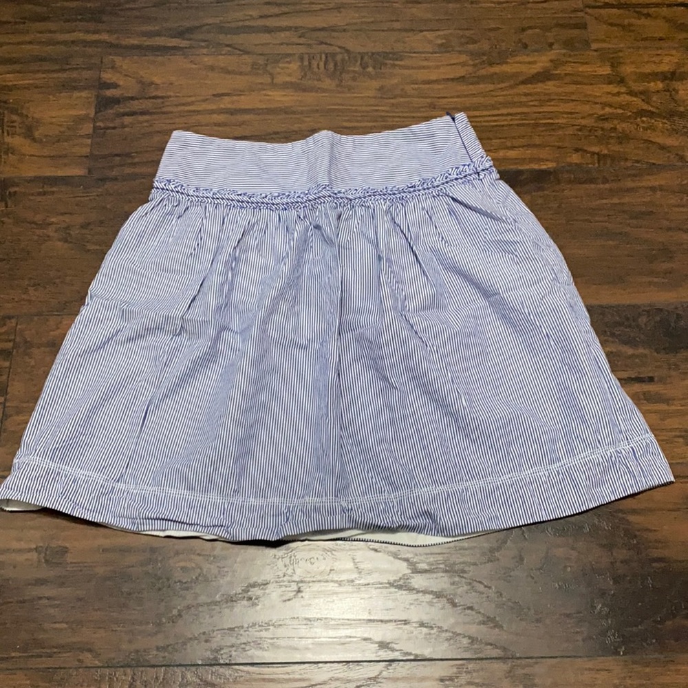 AEO a-line full pinstripe skirt 6